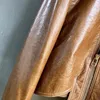 YOLOAgain – veste de motard en cuir véritable pour femme, courte, Vintage, automne 2023