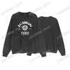 xinxinbuy Männer Frauen Designer Sweatshirts Hoodies DESTROYED Paris 1917 Ohren Weizen Druck schwarz Übergröße S-XL2309