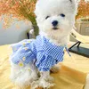 Odzież dla psa niebieska różowa szczeniaka letnie sukienka księżniczka misie mała stokrotka spódnica spódnica fajne ubrania