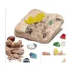 Novelty Games Gem Digging Blind Box Toys Archaeological Excavation 17 Pcs Of Gemstone For Boy And Girl Drop Delivery Dhiwp