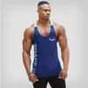 2018 hommes corps minceur Compression sans manches serré t-shirt Fitness évacuation de l'humidité gilet d'entraînement débardeur musculaire Top254z