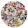 Su geçirmez çıkartma 50 100 PCS Anime Sticker'ım Kahraman Academia Japon Çizgi Film Vinil Çıkartma Dizüstü bilgisayar ped kaykay boku no Hero255G