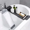 Baignoire étagère de baignoire Caddy douche support extensible support plateau de rangement sur le bain organisateur multifonctionnel A10 19 livraison directe T200413174A