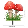 Garden Decorations Mushroom Yard Decor Pots For Fairy Decoration Toadstools Lawns Planters Gardens & Yards