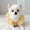 Dog Apparel Pet Dress Summer Puppy Princess Skirt Fashion Cat Suspenders Cute Solid Flying Sleeve Chihuahua Clothes