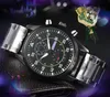 Crime Premium Mens Full Functional Watch Japan Quartz Movement Man Time Clock Watch Digital Number Dial Stainless Steel Band Casual Business Watches Gifts