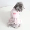 Dog Apparel Spring Summer Dress Cat Puppy Clothes Skirt Poodle Yorkie Chihuahua Small Dresses Bichon Pomeranian Clothing Outfit