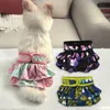 Dog Apparel Adjustable Female Protective Monthly Bleeding Physiological Washable Pants Pets Underwear 230914