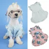 Köpek Giyim Pet Outfit Güzel yumuşak uçan kollar yaz küçük köpek yavrusu kedi sundress açık giyim elbisesi