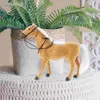 Garden Decorations Home Adorn Horse Model Decor Statue Fake Small Sculpture Desktop Adornment Animal Ornament