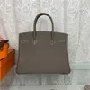 Designer Home torebka High-end Pure Manual Wax Nić szycia krowide Togo Swift Bag 25 3035