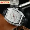 Top Mens Classic Designer Iced Out Watches Luxury Men Watch Quartz armbandsur Montres Hommes Chronograph Relojes Hombre Big Diam278f