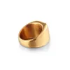 Pierścień Solitaire Gold Sier Black Stal nierdzewna Rosja Rosja narodowa Rosja emblematyka podwójne orzeł skrzydła w górę pierścienie kropla biżuteria dostawa dhohr