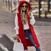 Women's Down Parkas Women's Long with Hood Outdoor Vest Down Women's Jacket Quilted Loose Coat Sleeveless Jacket Winter Light Weight Sweaters Snowwear L230915