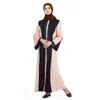 Roupas étnicas Abayas para Mulheres Moda Muçulmana Dubai Turismo Vestido Médio Oriente Painel de Renda Árabe Robe Vestidos Longos