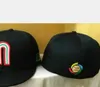 Hombres Méxicos Béisbol Gorras cerradas completas Verano Snapback SOX M Letra Hueso Mujeres Color Todos los 32 equipos Casual Deporte Sombreros ajustados NY Mezclar colores Tamaño Casquette A1