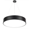 Lámpara colgante LED minimalista moderna, candelabros redondos, accesorios de iluminación negros para oficina, estudio, sala de estar, dormitorio, AC85-265V283I