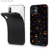 Étuis de téléphone portable Convient pour iPhone 14 cas de téléphone Halloween citrouille lanterne carnaval réveillon de Noël passionnant dessin animé couple cas de téléphone mains Q230915