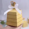 Boîte à bonbons abeille miel avec ruban, 100 pièces, boîte à chocolat pour fête prénatale, anniversaire, noël, Design Unique et magnifique 254d