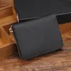 High quality famous designer credit card holder women classic short purse Single zipper wallet money coins bag 8 colors 9180 long 253p