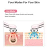 Dispositivos de cuidados faciais massageador facial instrumento de beleza led fóton pele aperto mesoterapia limpeza massagem face lift ferramenta 230915