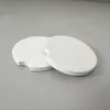 Atacado sublimação cerâmica coaster tapetes de mesa em branco isolamento térmico transferência térmica copo almofadas diy coaster novo