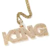 Ожерелье с подвеской в виде букв A-Z, 14 К, трехслойные камни, золотые цвета, кубический цирконий, ювелирные изделия, Прямая доставка