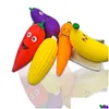 Novelty Games Toys Decompression Squeeze Vegetables And Banana Release Pressure Tpr Toy For Kids Adt Drop Delivery Dhfan