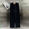 Womens Designer Jeans Trousers Rhinestones Designed Straight Leg Trousers High Waisted Casual Fashion girls Pants