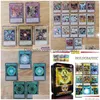 72 шт. Yuh с жестяной коробкой Yu Gi Oh голографические английские карты Pro White Dragon Duel Game Collection Card Детские игрушки в подарок G220311 Drop Delive Dh0Rf