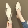 Sapatos de vestido moda mulheres apontou toe vermelho pu couro salto alto para verão senhora festa noite clube preto bombas zapatos dama 2023