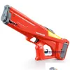 Pistolet jouets eau électrique grand pistolet haute pression enfants Blaster plage à 2208238699501 livraison directe Dhcyt