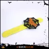 UPS Party Favor Halloween Slap Bracelets Spider Pumpkin Ghost Sequin Bands Bracelet Retro Slap Band for Kids Adults Halloween Party Favors Decoration Gift JJ 9.15