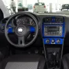 لفولكس واجن VW Polo MK5 2011-2018 الداخلية لوحة التحكم المركزية الباب مقبض ملصقات ألياف الكربون شارات التصميم للسيارة accessori267i