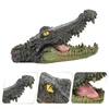 Garden Decorations Crocodile Head Pond Floating Animal Ornament Delicate Decor Outdoor Decoration