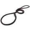 Halsbanden 200 stks/partij Huisdier Nylon Touw Training Leash Slip Lead Strap Verstelbare Tractie Kraag SN3723