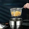 Mini fritadeira com caldeira dupla, economiza espaço, eficiente e versátil para batatas fritas, frango, macarrão no vapor