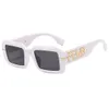Small frame online celebrity show FD Men's and Women's Versatile Glasses Street Photo Modern box sunglasses