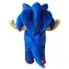 2019 Costume de mascotte professionnelle de haute qualité Déguisement pour adulte animal bleu fête d'Halloween event246P