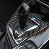Carbon Fiber Sticker Car styling Center Control Gear Shift Panel Decorative Sticker Interior Trim For BMW 3 4 Series 3GT F30 F31 F2956