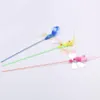 1 PC Colorful Sounding Dragonfly Feather Tickle Cat Rod Popular Cat Teaser Interactive Training Toys Pet Supplies246s