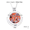 Pendant Necklaces High Quality Aromatherapy Opening Floating Lockets Necklace Diamond-Encrusted Essential Oil Diffuser For Women Drop Dh9Ln