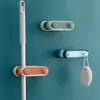 Haczyki szyny akcesoria kuchenne gadżet montowany na ścianie mop mopa organizator trzymaj narzędzia do samolotu stojak do przechowywania w łazience Umbre262a