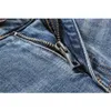 Jeans da uomo di marca stile club europeo Modello serpente Jeans slim da uomo pantaloni da uomo in denim con cerniera Pantaloni a matita jeans da uomo 20111286Y