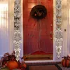 Flores decorativas caem videiras falsas versátil outono decoração de casa videira realista para ampla aplicação decoração de halloween