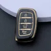 New TPU Car Key Cover for Hyundai Tucson Santa Fe Rena Sonata Elantra Creta Ix35 Ix45 I10 I30 I40 3 4 Button Premium Key Case2910