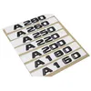 1 set nero asiatico A220 A280 A bagagliaio posteriore emblema logo distintivo numero lettere per Mercedes Benz Classe A A160 A180 A200 A250 A260315A