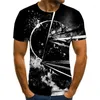 Men's T Shirts T-shirt Printed Motorcycle Punk Vintage Mechanical Short Sleeve Top Summer Fun Plus Size