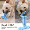 Zabawki dla psów żucia interaktywna guma kaktusa do żucia małych dużych psów czyszczenie zębów Szczoteczka do uczęszczania Dozownik Pet 230915