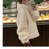 Women's Fur Faux Fur Autumn And Winter Lamb Fur Grass Fur Plush Coat For Women's Young Mid length Imitation Rex Rabbit Hair Hooded Loose Coat 230915